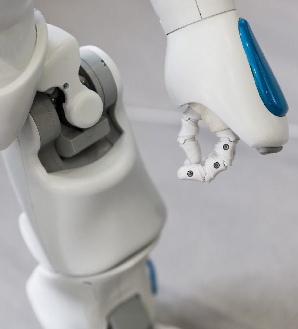Robotic arm closeup