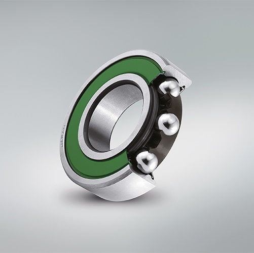 Deep Groove Ball Bearing, Sealed, Open, green Servomotor-specific deep groove ball bearings
