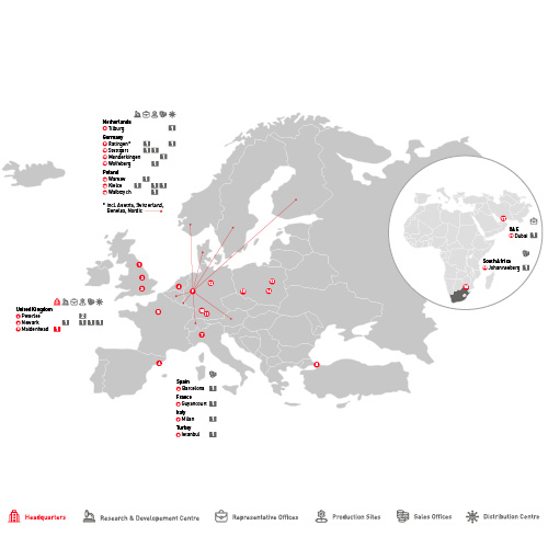 NSK Locations, Europe, 500x500 NSK Locations, Europe, 500x500