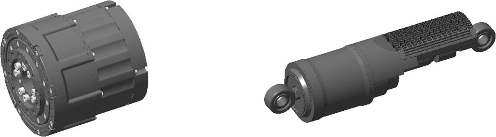 電動メカニカルブレーキ用ボールねじの搭載箇所