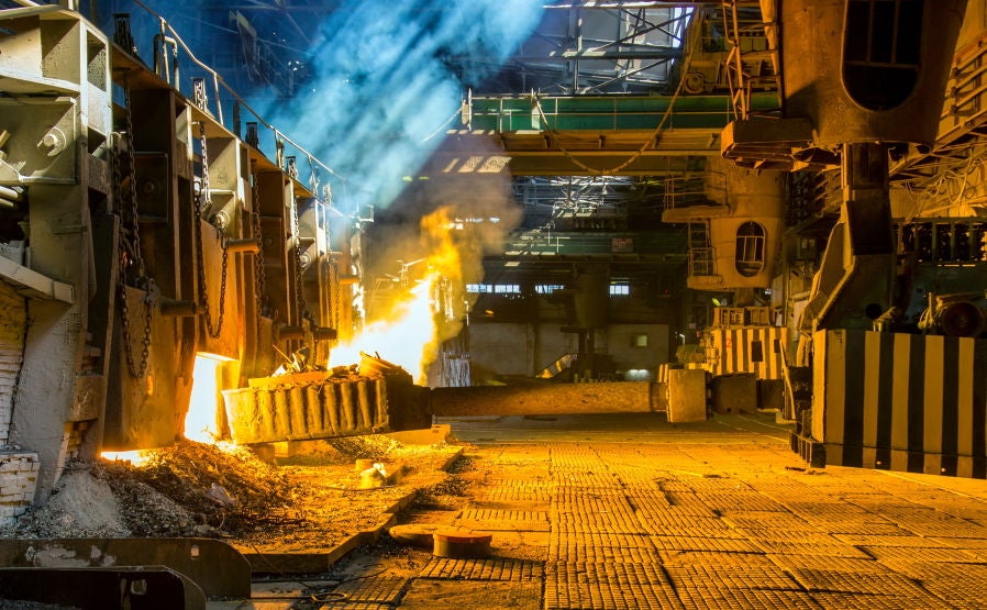Steel - Metals, Metals Ore production 1) Dust extraction fans are necessary at ore preparation plants to remove elevated levels of airborne particulates.