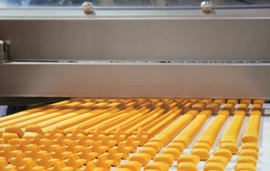 Food - Beverage, conveyor, cutter line Food - Beverage, conveyor, cutter line