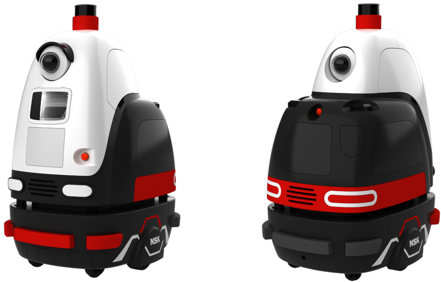 屋外警備ロボットの外観