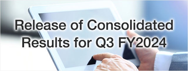 Release of consolidated results for Q3 FY2023