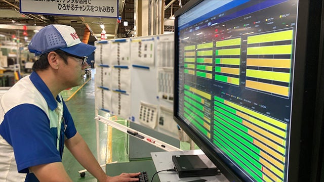 生産工程のエネルギー使用量可視化