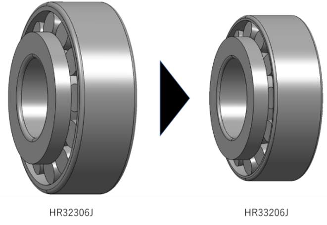 20240701_1_3_Size comparison image of HR32306J and smaller HR33206J 20240701_1_3_Size comparison image of HR32306J and smaller HR33206J