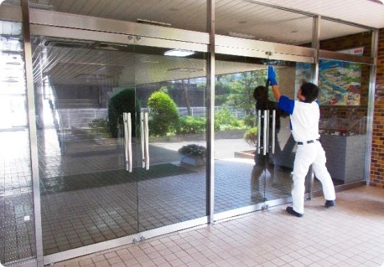 ガラス掃除