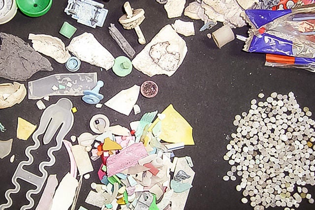 マイクロプラスチック回収体験