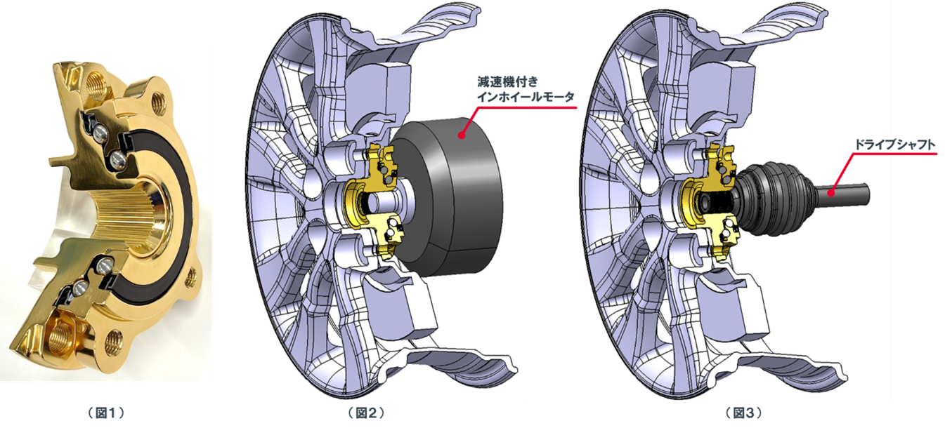 走る：超幅狭ハブユニット軸受  ［世界初出展/参考出展］