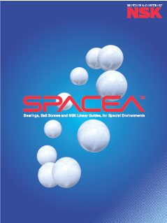 SPACEA: pp. A59-A60 (Bearings for Contaminated Environments) 