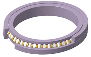 Conventional cross roller bearings