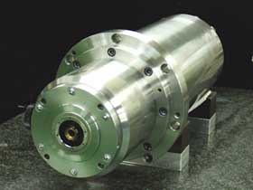 Highly Rigid, High Output Built-in Motor Spindle for Machine Tools