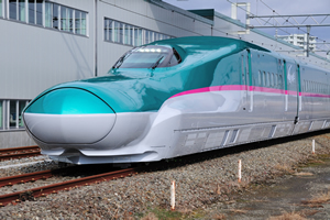 
The E5 Shinkansen Bullet Train
