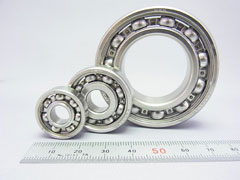 Solid Lubricant Coated Bearing for High Temperatures