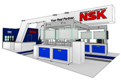 NSK Booth image