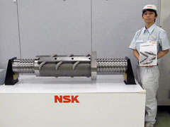 Super Large Ball Screw with World-Top-Class Load Capacity