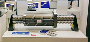 Industry-leading, supersized, high load drive ball screw (200mm Diameter).