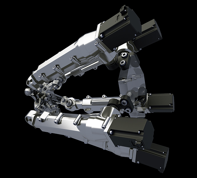 Parallel Link type Active Suspension (CGI)