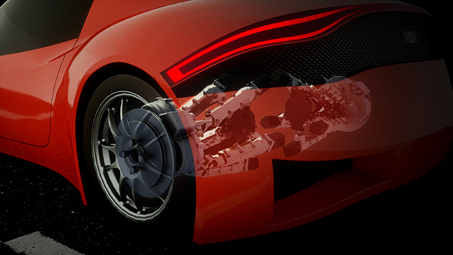 Rear wheels