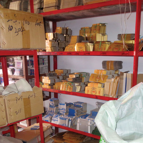 Counterfeit NSK packaging recently seized by police.