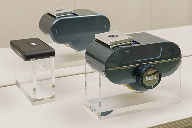 Comparison of conventional AGV and NSK direct drive wheel unit