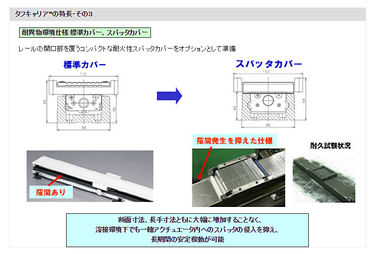 タフキャリア™の特長・その3
