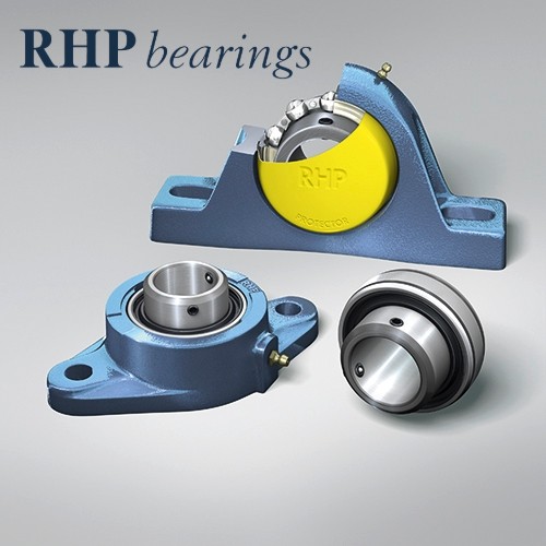 RHP NP17 Selbstschmierendes Gusseisen-Pillow-Block-Lager – Für Geringe Fehlausrichtung, Set Screw Lock