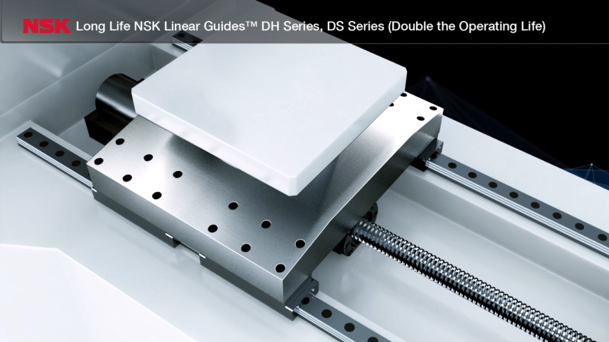 Guide Linéaire NSK LH20 D'occase Avec Chariot Unique, Longueur 290mm – Parfait Pour Vos Projets Méca !