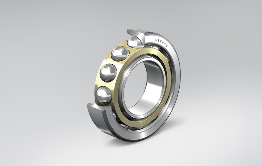 Angular Contact Ball Bearings, ACBB, Brass Cage, HPS, Cut, 874x555, jpg