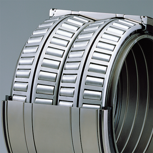 Long-life four-row sealed tapered roller bearings with water-resistant grease