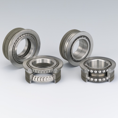 Long Life Double Row Bearings with Outer Ring Splines