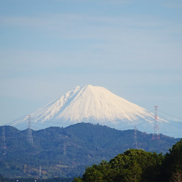 会社から見える富士山